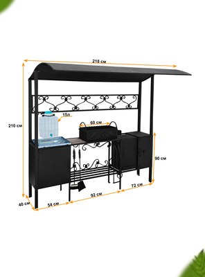 Мангал-беседка Станкоинструмент Царский 2