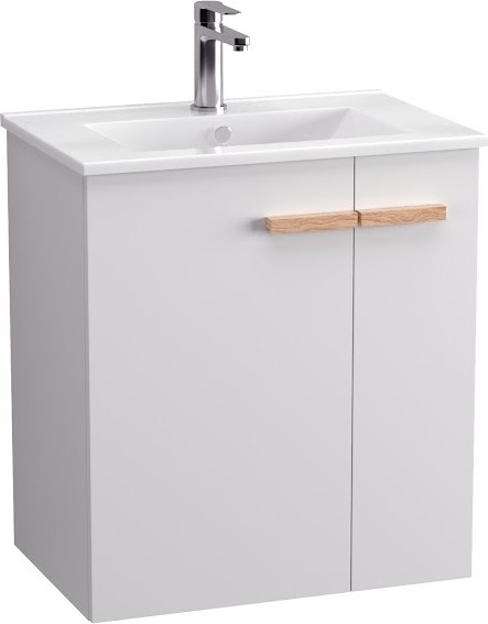 Тумба под умывальник Lauter Adri 59 (белый глянец) - фото