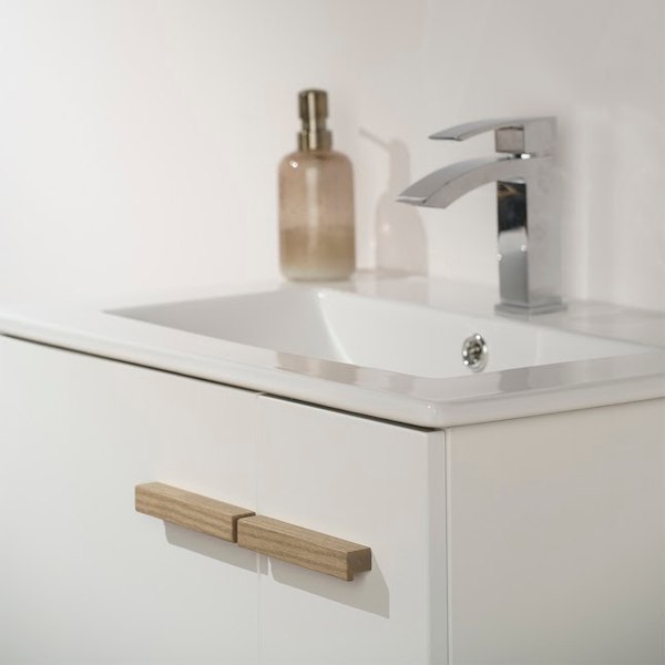 Тумба под умывальник Lauter Adri 59 (белый глянец)