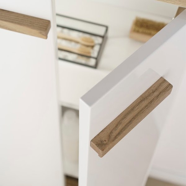 Тумба под умывальник Lauter Adri 79 (белый глянец)