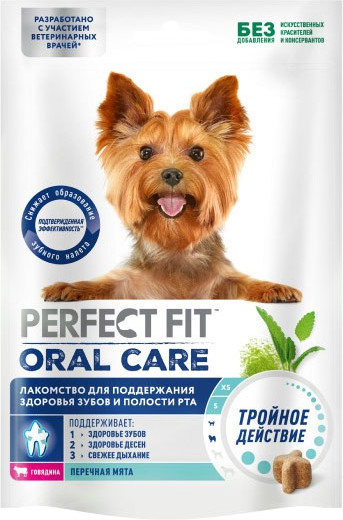 Лакомство для собак Perfect Fit Для поддержания здоровья зубов собак мелких миниатюрных пород - фото