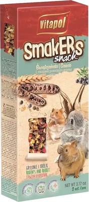 Лакомство для грызунов Vitapol Smakers зерновые палочки с рожковым деревом / ZVP-1109 - фото