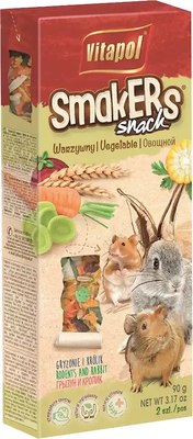 Лакомство для грызунов Vitapol Smakers зерновые палочки с овощами / ZVP-1108 - фото