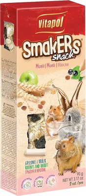 Лакомство для грызунов Vitapol Smakers зерновые палочки с мюслями / ZVP-1137 - фото