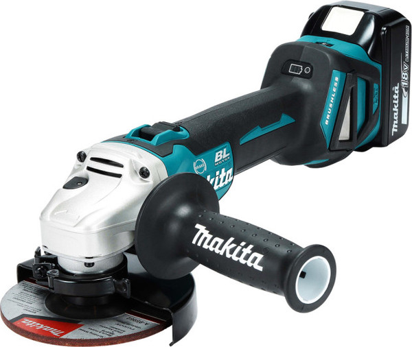 Профессиональная угловая шлифмашина Makita DGA513RT1J