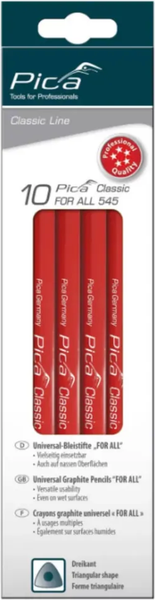 Набор карандашей строительных Pica Classic 540 24см / 540/24-10 - фото