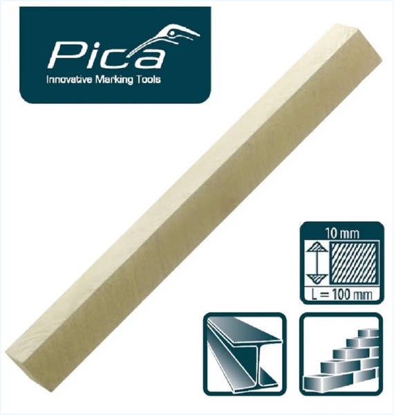 Мел разметочный Pica 10х10х100мм / 571-50