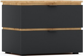 Прикроватная тумба Мебель-КМК Ривьера 1 0970.24 - фото