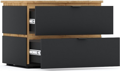 Прикроватная тумба Мебель-КМК Ривьера 1 0970.24