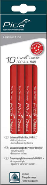 Набор карандашей строительных Pica Classic 540 24см / 540/24-100 - фото