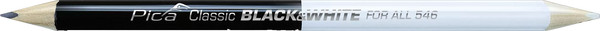 Карандаш строительный Pica Classic For All Black & White 23см / 546/24-10 - фото