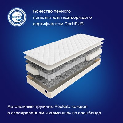 Матрас buyson BuyFine 80x200
