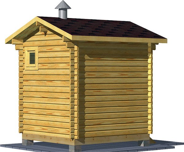 Баня из бруса Вирабуд Мини 2.5м