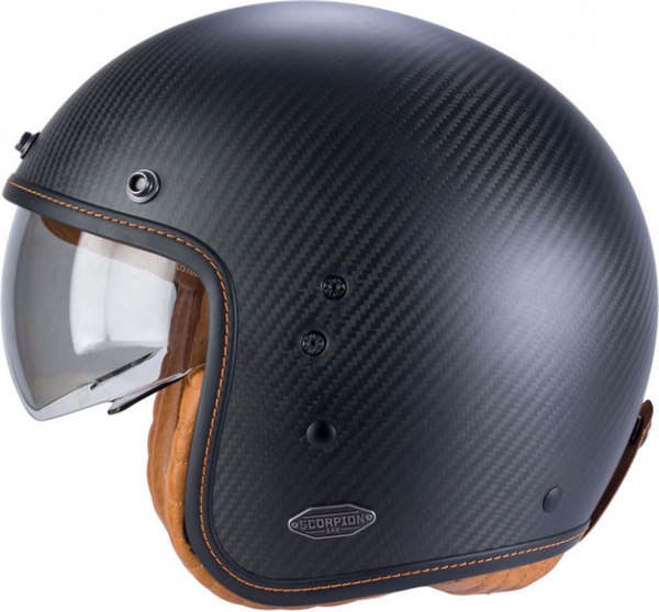 Мотошлем Scorpion Exo Belfast Evo Carbon Solid