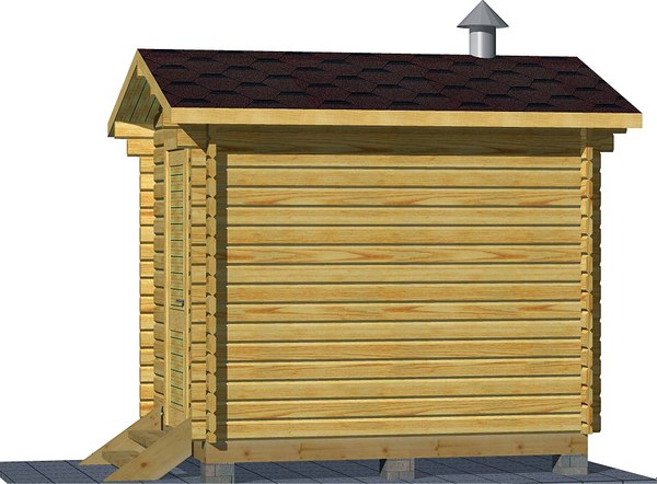 Баня из бруса Вирабуд Мини 3м