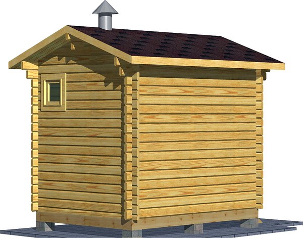 Баня из бруса Вирабуд Мини 3м