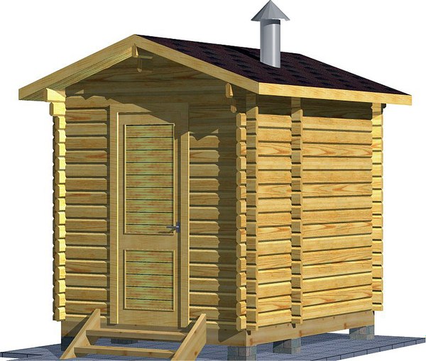 Баня из бруса Вирабуд Мини 3м - фото