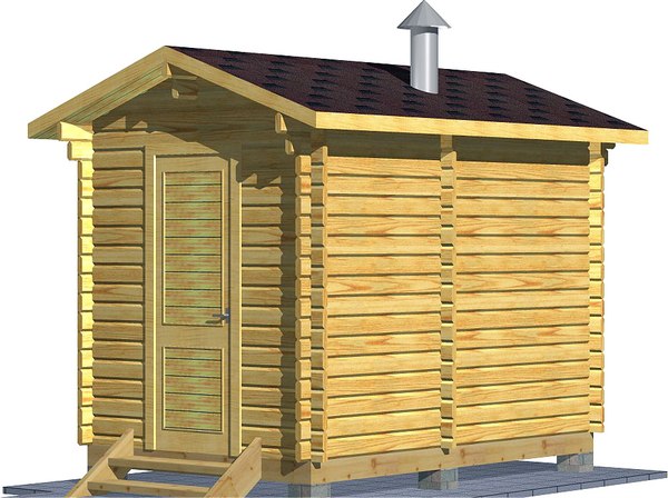 Баня из бруса Вирабуд Мини 3.5м - фото