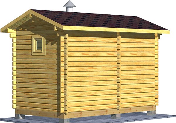 Баня из бруса Вирабуд Мини 4м