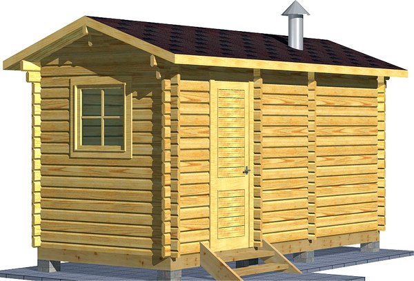 Баня из бруса Вирабуд Мини 5м - фото