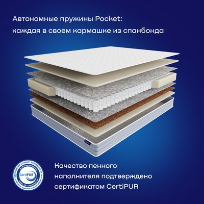 Матрас buyson BuyDuet 180x200