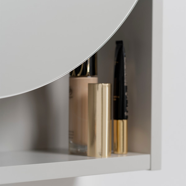 Шкаф с зеркалом для ванной Lauter Estel 50