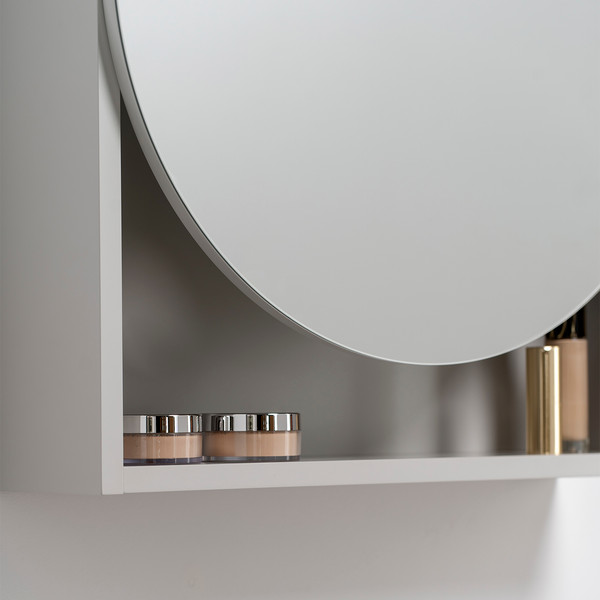 Шкаф с зеркалом для ванной Lauter Estel 50