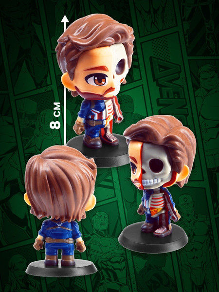 Фигурка коллекционная Marvel Мстители. Капитан Америка зомби / 10754499