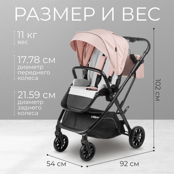 Детская прогулочная коляска Labalu Wave Q7