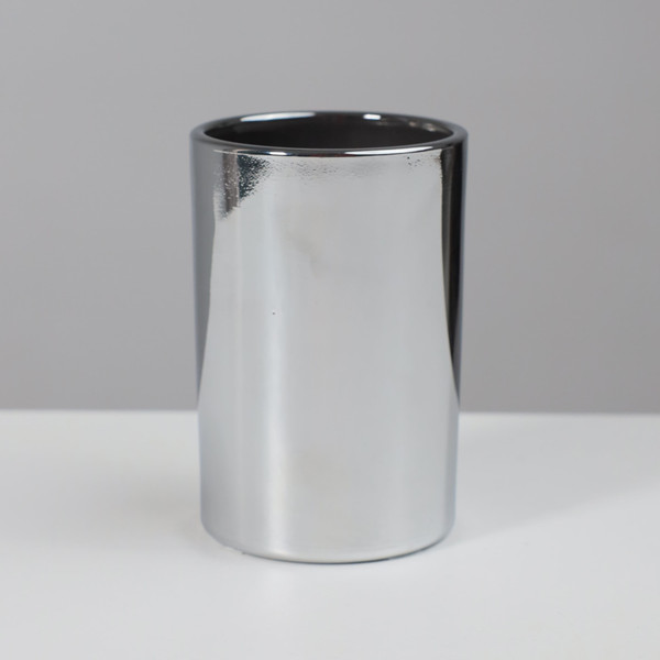 Стакан для зубной щетки и пасты AksHome Chroma