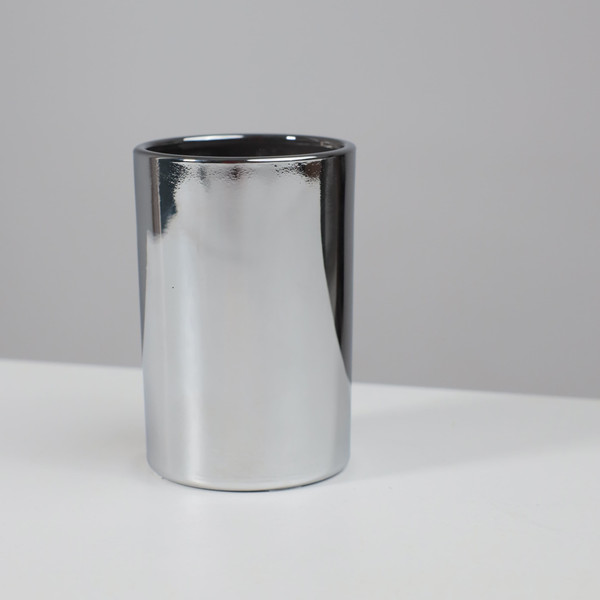 Стакан для зубной щетки и пасты AksHome Chroma