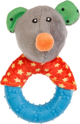 Игрушка для собак ZooZooZoo Мышка с кольцом 39041/ZZ - фото