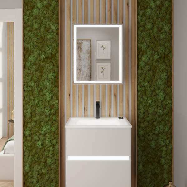 Шкаф с зеркалом для ванной Lauter Emma