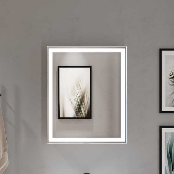 Шкаф с зеркалом для ванной Lauter Emma