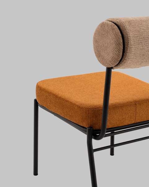 Стул Stool Group Ponpoun / OTE-SH 170+272 (бежевый/терракотовый)