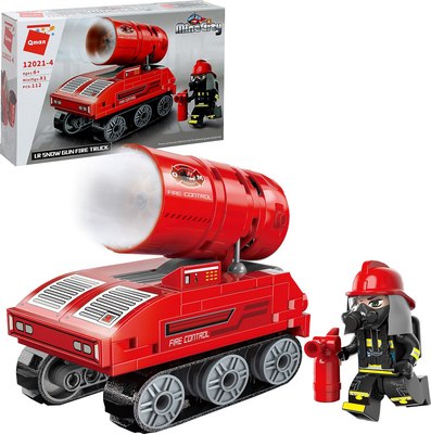 Конструктор Qman Огнеборцы. Пожарная машина 12021 / 10855654