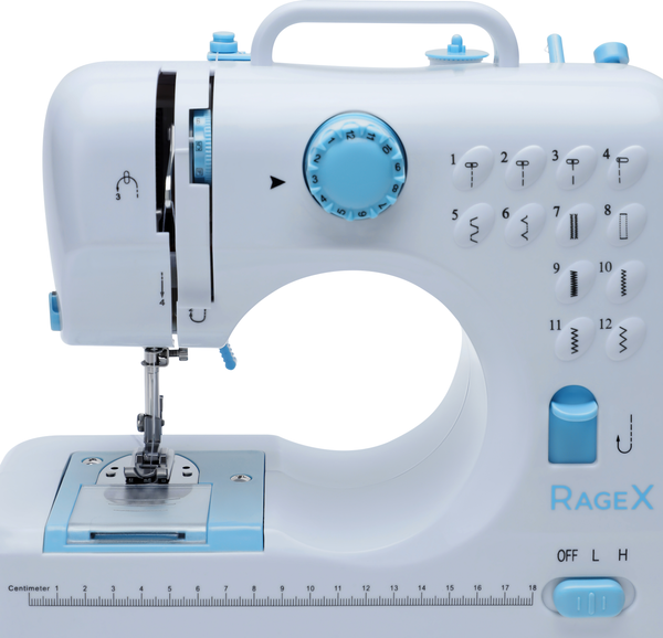 Швейная машина RAGEX R1102-100 (белый/голубой)