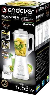 Блендер стационарный Endever Sigma-208 (белый)