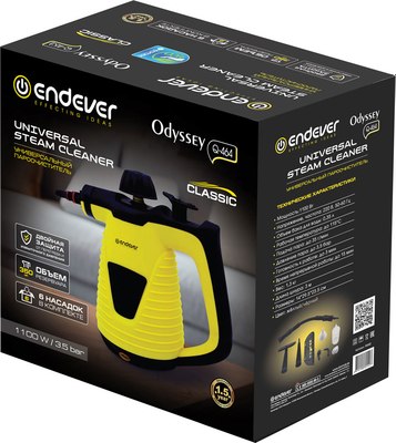 Пароочиститель Endever Odyssey Q-464 (желтый/черный)