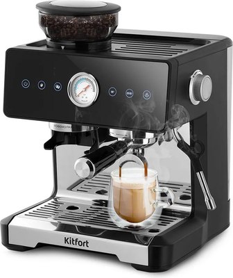 Кофеварка эспрессо Kitfort КТ-7577 - фото