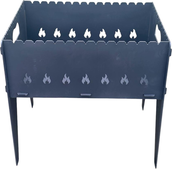 Мангал Формула качества М-2.0x405x330x390/Ч (черный) - фото