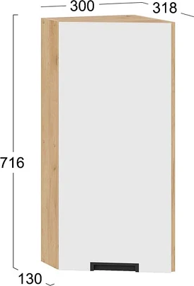 Шкаф навесной для кухни ТриЯ Гренада 1В3Т