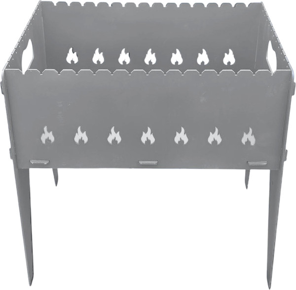 Мангал Формула качества М-3.0x405x330x390/С (серебристый) - фото