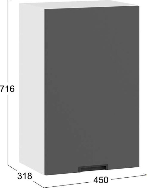 Шкаф навесной для кухни ТриЯ Гренада 1В45