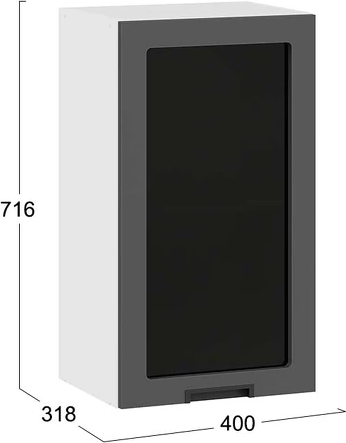 Шкаф навесной для кухни ТриЯ Гренада 1В4С