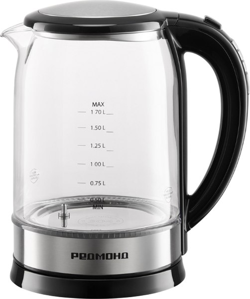 Электрочайник Redmond KG257 (стекло/сталь) - фото