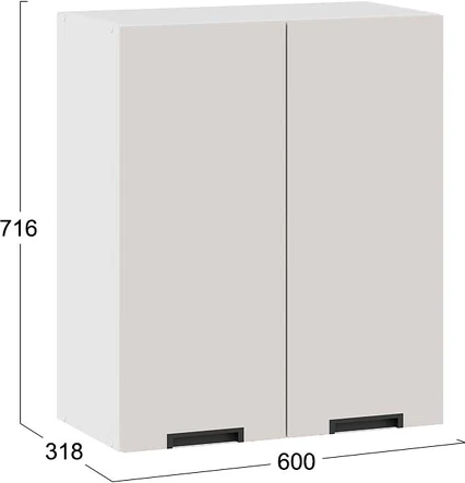 Шкаф навесной для кухни ТриЯ Гренада 1В6