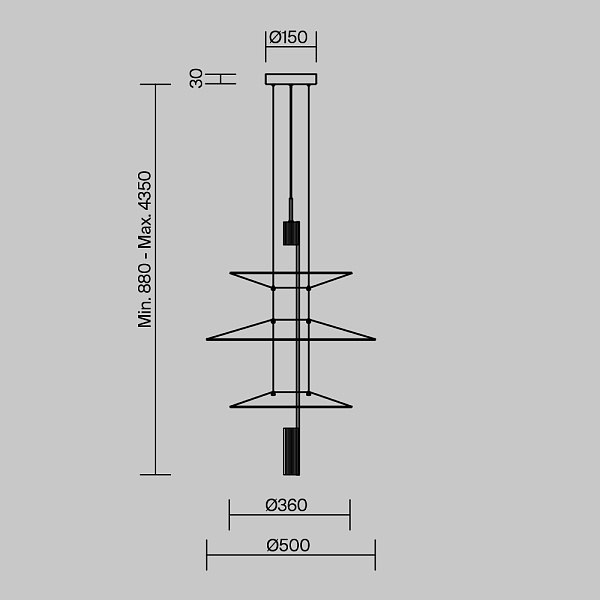 Потолочный светильник Freya Mono FR6190PL-L7WB