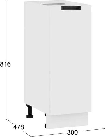 Шкаф-стол кухонный ТриЯ Гренада 1Н3