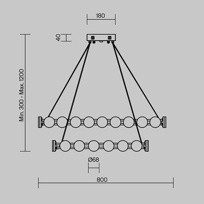 Люстра Freya Collar FR6180PL-L70B